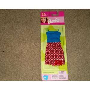   Top, Red, Blue & White Skirt with Red High Heel Shoes Toys & Games