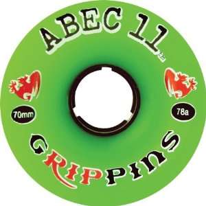  Abec11 Grippins 70mm 81a Skate Wheels