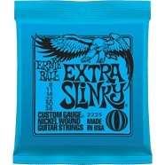 Ernie Ball 2225 Electric Extra Slinky Guitar Strings Sizes 8 to 38 