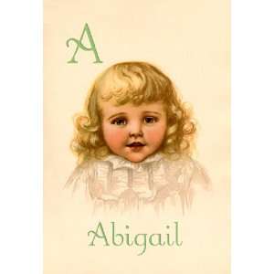  A for Abigail 24X36 Canvas