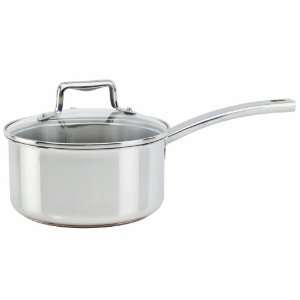  Sauce Pan, T Fal 2qt Stainless Steel Cooper Bottom 
