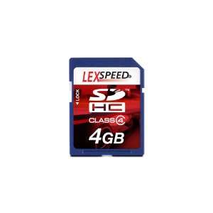  LexSpeed 4 GB Class 4 SDHC Flash Memory Card