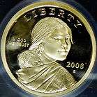 2008 S SACAGAWEA GOLDEN DOLLAR ANACS PR 70 DCAM PROOF