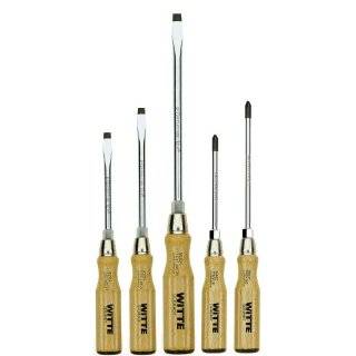  WITTE 20331 5 Piece Protop Slotted/Phillips Screwdriver 