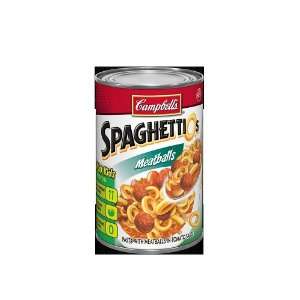 Campbells Spaghettio Withs Meatball, 14.75 oz, 6 pk  