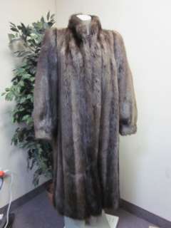 Womens Superb Sz8/10 Beaver Mink Fur Coat Sale  