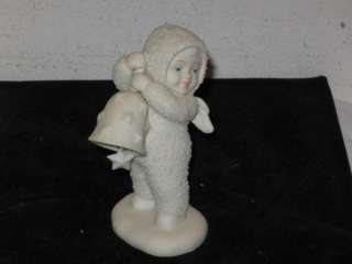 Dept 56 Snowbabies Angel Holding a Bell Figurine ExC  