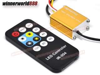 IR remote LED Light Dimmer Control for Strip Light 2CH 12~24V8A