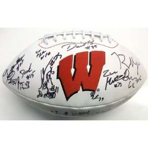    2010 Wisconsin Badgers Team Signed Football