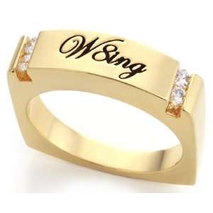  SH063 BNNB W8ing Engraved Purity Abstinence Promise Ring 