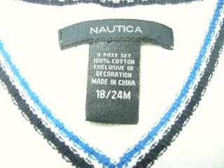 Nautica Baby Toddler Boy Sweater Vest 18 24 Months M  