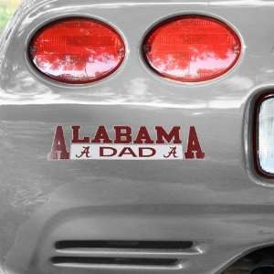  NCAA Alabama Crimson Tide Dad Automobile Decal Automotive