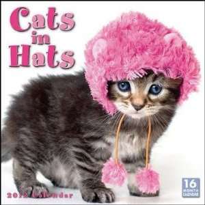  Cats in Hats 2012 Wall Calendar 12 X 12