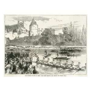  The Fourth of June at Eton the Boats Leaving the Brocas 