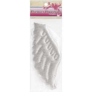  Puffy Angel Wings 5 3/4x2 3/8 1/Pkg Silver Everything 