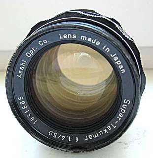 SUPER TAKUMAR Lens 1,4/50 M42 camera Zenit PENTAX Canon EOS  