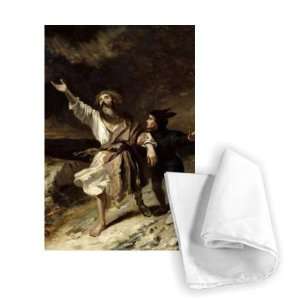  King Lear and the Fool in the Storm, Act III   Tea Towel 