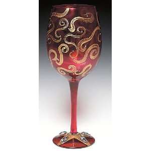  Bejeweled Wine Glass by Lolita *Retired*