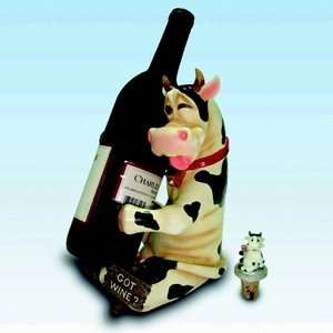    Tipsy Cow Wine Bottle Holder Wine Bottle Holder