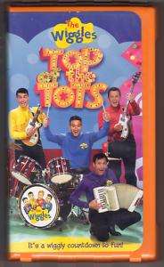 Wiggles, The Top of the Tots (VHS, 2004) 045986025210  