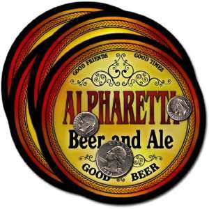 Alpharetta, GA Beer & Ale Coasters   4pk