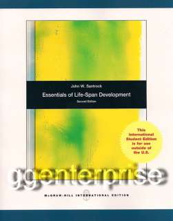 Essentials of LifeSpan Development 2nd Edition Santrock 9780073532073 