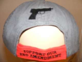HANDS OF MY GUNS RIGHT TO BEAR ARMS BORN FREE HAT CAP  