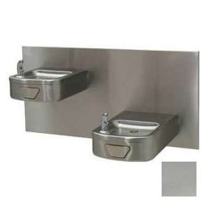  Barrier Free, Bi Level Fountain, Brass Bubblers, Stainless 