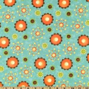  44 Wide Moda Frolic Cosmic Flowers Sky Fabric By The 
