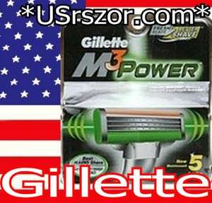   M3 Power3 Razor Blades Cartridges 2X5 Refills Shaver Authentic  