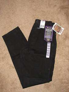 NWT Black Bare Back Wranglers Classic Fit Long Rise  