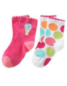 Gymboree Popsicle Party Ice Cream Dots Socks 2 3 yr NWT  
