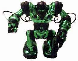 Green Robosapien Robot Wow Wee Toys 2004 RADIO SHACK HUGE with REMOTE 