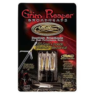 GRIM REAPER 1.5IN MECH 100GR 3BLADE 47657 BRAND NEW  