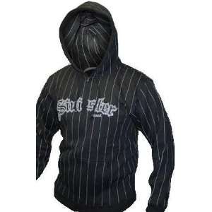  SINISTER OLD ENGLISH PINSTRIPE MMA HOODIE SIZE SMALL 