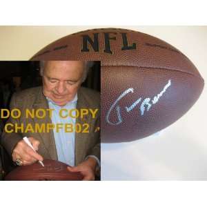 TOM BENSON,NEW ORLEANS SAINTS,SIGNED,AUTOGRAPHED,NFL FOOTBALL,COA,WITH 