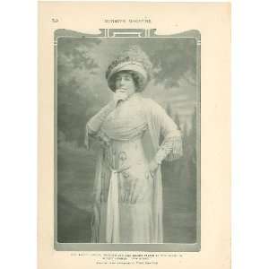  1912 Print Actress Leslie Carter 