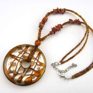 30 pcs murano pendant seed beads necklace wholesale xmas sale  