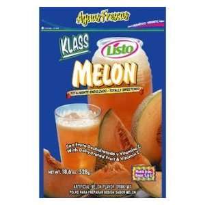Klass Melon Cantaloupe Flavored Drink Mix   .26 oz (Pack of 3)