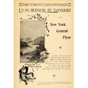   Ad New York Central Railroad Hudson River Travel   Original Print Ad