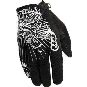   Troy Lee Designs Womens Ace Gloves   2010   Large/Black Automotive