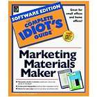 The Complete Idiots Guide Marketing Materials Maker C