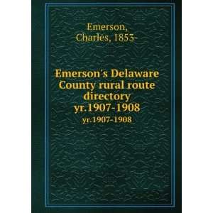  Emersons Delaware County rural route directory. yr.1907 