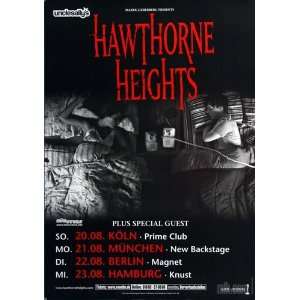 Hawthorne Heights   Louder Now 2006   CONCERT   POSTER from GERMANY