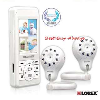 Lorex Live Snap Baby Home Color Video Monitor 2 Cameras 778597200331 