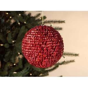 Club Pack of 18 Santa Suit Red Looped Christmas Ball Ornaments 5 