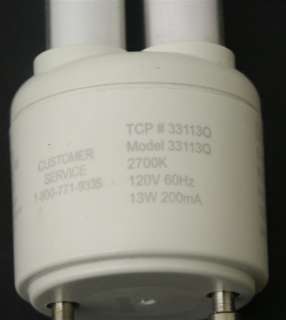 12x TCP 33113Q 13 watt Compact Fluorescent w/GU24 Base  