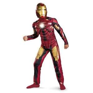  Iron Man 2 Mark VI Light Up Deluxe Costume Child Large 10 