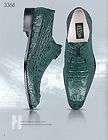   Mens Caiman Hornback Lace Up Oxford Dress Shoes Hunter Green 3368