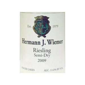  Hermann J. Wiemer Vineyard Semi Dry Riesling 2009 Grocery 